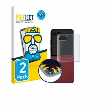 Parte frontale di una confezione del prodotto con il logo del marchio BROTECT. Accanto è raffigurato il dispositivo Motorola R