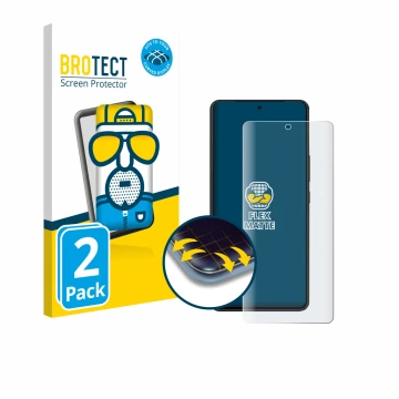 Parte frontale di una confezione del prodotto con il logo del marchio BROTECT. Accanto è raffigurato il dispositivo ASUS ROG P