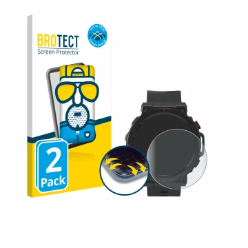 Parte frontale di una confezione del prodotto con il logo del marchio BROTECT. Accanto è raffigurato il dispositivo Crivit Spo