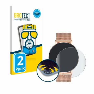 Parte frontale di una confezione del prodotto con il logo del marchio BROTECT. Accanto è raffigurato il dispositivo Levowatch 