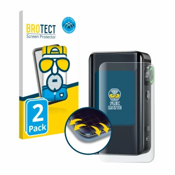 Parte frontale di una confezione del prodotto con il logo del marchio BROTECT. Accanto è raffigurato il dispositivo Lost Vape 