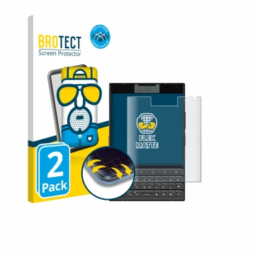 Parte frontale di una confezione del prodotto con il logo del marchio BROTECT. Accanto è raffigurato il dispositivo Unihertz T