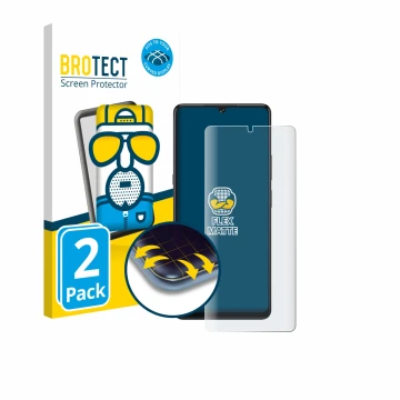 Parte frontale di una confezione del prodotto con il logo del marchio BROTECT. Accanto è raffigurato il dispositivo Cubot X100