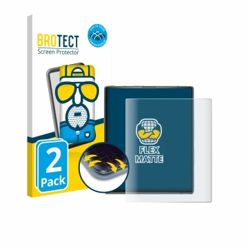 Parte frontale di una confezione del prodotto con il logo del marchio BROTECT. Accanto è raffigurato il dispositivo Ikko MindO