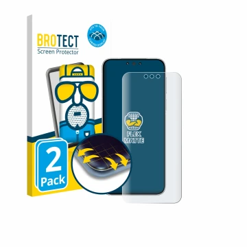 Parte frontale di una confezione del prodotto con il logo del marchio BROTECT. Accanto è raffigurato il dispositivo Huawei Mat