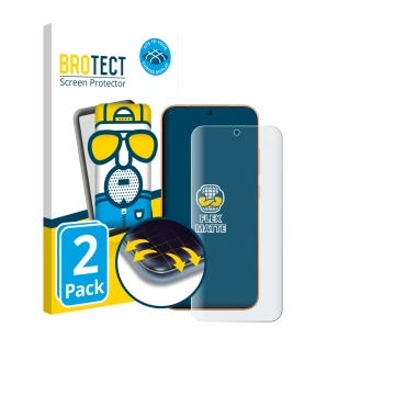 Parte frontale di una confezione del prodotto con il logo del marchio BROTECT. Accanto è raffigurato il dispositivo Honor Magi