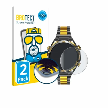 Parte frontale di una confezione del prodotto con il logo del marchio BROTECT. Accanto è raffigurato il dispositivo Blackview 