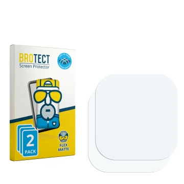 Parte frontale di una confezione del prodotto con il logo del marchio BROTECT. Accanto si trova la protezione per lo schermo c