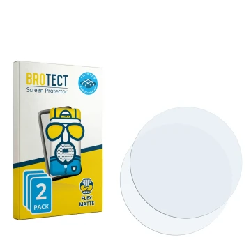 Parte frontale di una confezione del prodotto con il logo del marchio BROTECT. Accanto si trova la protezione per lo schermo c