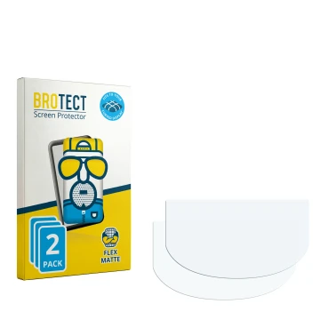 Parte frontale di una confezione del prodotto con il logo del marchio BROTECT. Accanto si trova la protezione per lo schermo c
