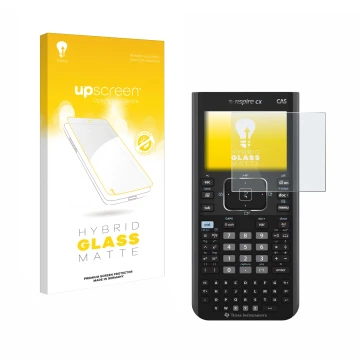 Parte frontale di una confezione del prodotto con il logo del marchio upscreen. Accanto è raffigurato il dispositivo Texas Ins