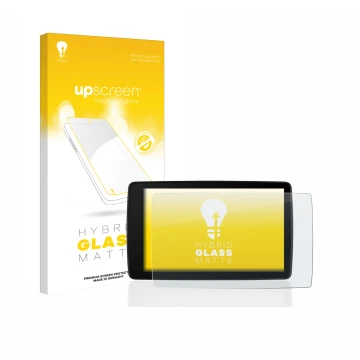 Parte frontale di una confezione del prodotto con il logo del marchio upscreen. Accanto è raffigurato il dispositivo BMW Motor