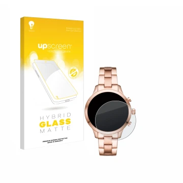 Parte frontale di una confezione del prodotto con il logo del marchio upscreen. Accanto è raffigurato il dispositivo Michael K