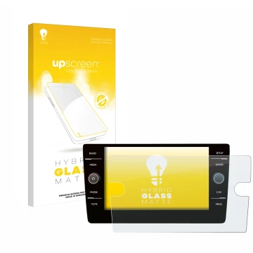 Parte frontale di una confezione del prodotto con il logo del marchio upscreen. Accanto è raffigurato il dispositivo Volkswage