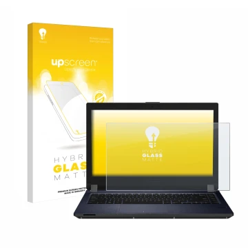 Parte frontale di una confezione del prodotto con il logo del marchio upscreen. Accanto è raffigurato il dispositivo ASUS Asus