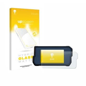 Parte frontale di una confezione del prodotto con il logo del marchio upscreen. Accanto è raffigurato il dispositivo KTM 790 A