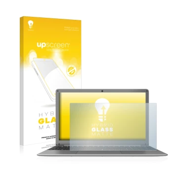 Parte frontale di una confezione del prodotto con il logo del marchio upscreen. Accanto è raffigurato il dispositivo Peaq Clas