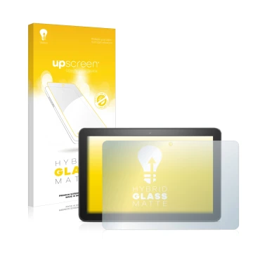 Parte frontale di una confezione del prodotto con il logo del marchio upscreen. Accanto è raffigurato il dispositivo Amazon Fi