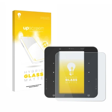 Parte frontale di una confezione del prodotto con il logo del marchio upscreen. Accanto è raffigurato il dispositivo ISDT P30 