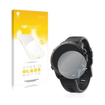 Parte frontale di una confezione del prodotto con il logo del marchio upscreen. Accanto è raffigurato il dispositivo Wahoo Ele
