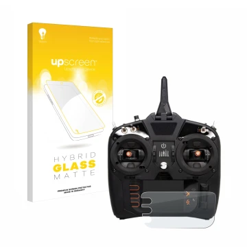 Parte frontale di una confezione del prodotto con il logo del marchio upscreen. Accanto è raffigurato il dispositivo Spektrum 