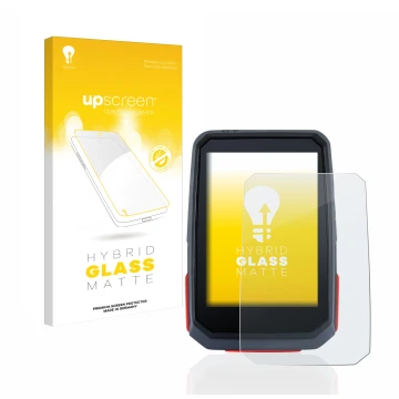 Parte frontale di una confezione del prodotto con il logo del marchio upscreen. Accanto è raffigurato il dispositivo Sigma ROX