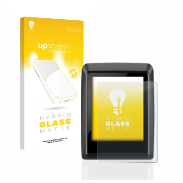 Parte frontale di una confezione del prodotto con il logo del marchio upscreen. Accanto è raffigurato il dispositivo Bosch Kio