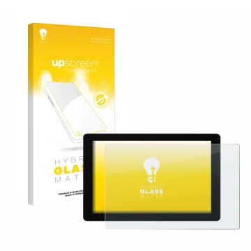 Parte frontale di una confezione del prodotto con il logo del marchio upscreen. Accanto è raffigurato il dispositivo SmallHD C