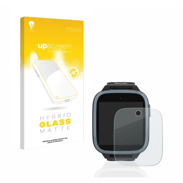 Parte frontale di una confezione del prodotto con il logo del marchio upscreen. Accanto è raffigurato il dispositivo Xplora XG