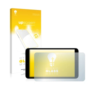 Parte frontale di una confezione del prodotto con il logo del marchio upscreen. Accanto è raffigurato il dispositivo Nokia T10