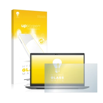 Parte frontale di una confezione del prodotto con il logo del marchio upscreen. Accanto è raffigurato il dispositivo Dell Prec