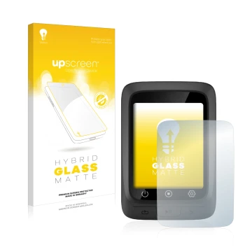 Parte frontale di una confezione del prodotto con il logo del marchio upscreen. Accanto è raffigurato il dispositivo CooSpo BC