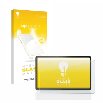 Parte frontale di una confezione del prodotto con il logo del marchio upscreen. Accanto è raffigurato il dispositivo Lenovo Ta