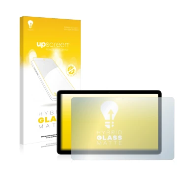 Parte frontale di una confezione del prodotto con il logo del marchio upscreen. Accanto è raffigurato il dispositivo Nokia T21