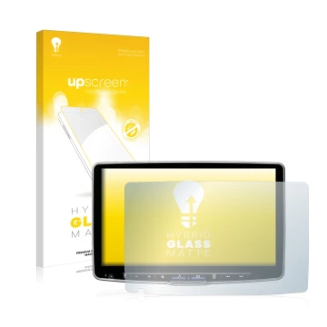 Parte frontale di una confezione del prodotto con il logo del marchio upscreen. Accanto è raffigurato il dispositivo Alpine IL