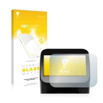 Parte frontale di una confezione del prodotto con il logo del marchio upscreen. Accanto è raffigurato il dispositivo Shaper Or