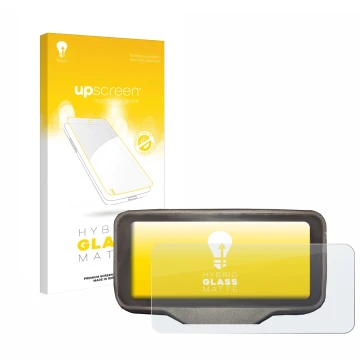 Parte frontale di una confezione del prodotto con il logo del marchio upscreen. Accanto è raffigurato il dispositivo Horwin SK