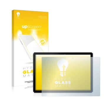 Parte frontale di una confezione del prodotto con il logo del marchio upscreen. Accanto è raffigurato il dispositivo Pritom M1