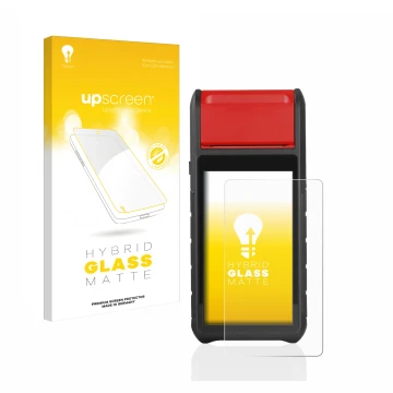 Parte frontale di una confezione del prodotto con il logo del marchio upscreen. Accanto è raffigurato il dispositivo Autel Max