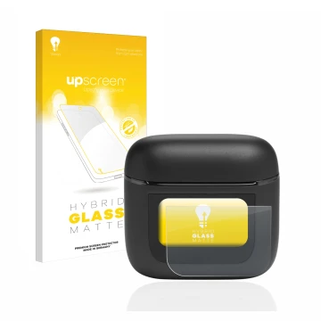 Parte frontale di una confezione del prodotto con il logo del marchio upscreen. Accanto è raffigurato il dispositivo JBL Tour 