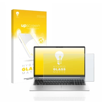 Parte frontale di una confezione del prodotto con il logo del marchio upscreen. Accanto è raffigurato il dispositivo HP ProBoo