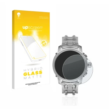 Parte frontale di una confezione del prodotto con il logo del marchio upscreen. Accanto è raffigurato il dispositivo Diesel Gr