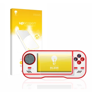 Parte frontale di una confezione del prodotto con il logo del marchio upscreen. Accanto è raffigurato il dispositivo Blaze Eve