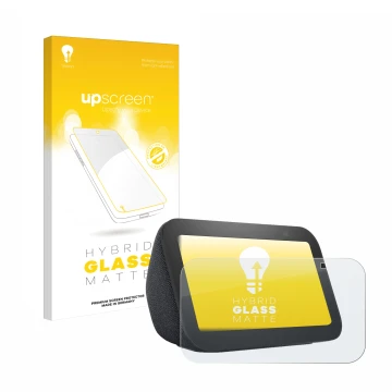 Parte frontale di una confezione del prodotto con il logo del marchio upscreen. Accanto è raffigurato il dispositivo Amazon Ec