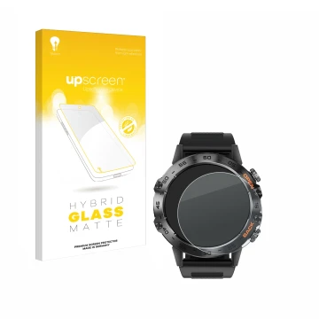 Parte frontale di una confezione del prodotto con il logo del marchio upscreen. Accanto è raffigurato il dispositivo LIGE BW18