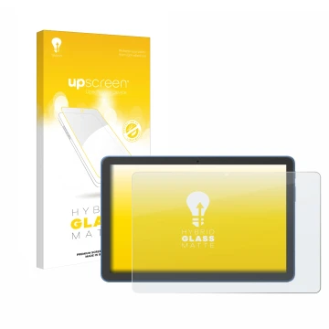 Parte frontale di una confezione del prodotto con il logo del marchio upscreen. Accanto è raffigurato il dispositivo Amazon Fi