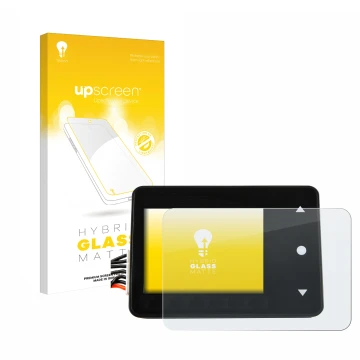 Parte frontale di una confezione del prodotto con il logo del marchio upscreen. Accanto è raffigurato il dispositivo Spektrum 