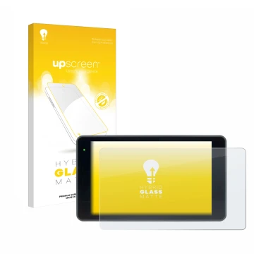 Parte frontale di una confezione del prodotto con il logo del marchio upscreen. Accanto è raffigurato il dispositivo YoloLiv Y