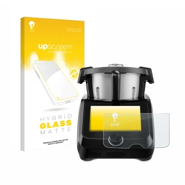 Parte frontale di una confezione del prodotto con il logo del marchio upscreen. Accanto è raffigurato il dispositivo SilverCre