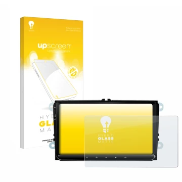 Parte frontale di una confezione del prodotto con il logo del marchio upscreen. Accanto è raffigurato il dispositivo Eonon 53 